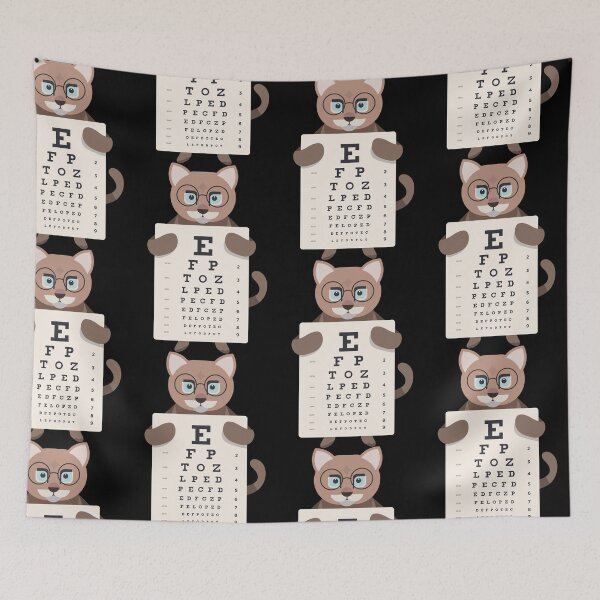 Item preview, cat eye chart  designed and sold by pirminio.