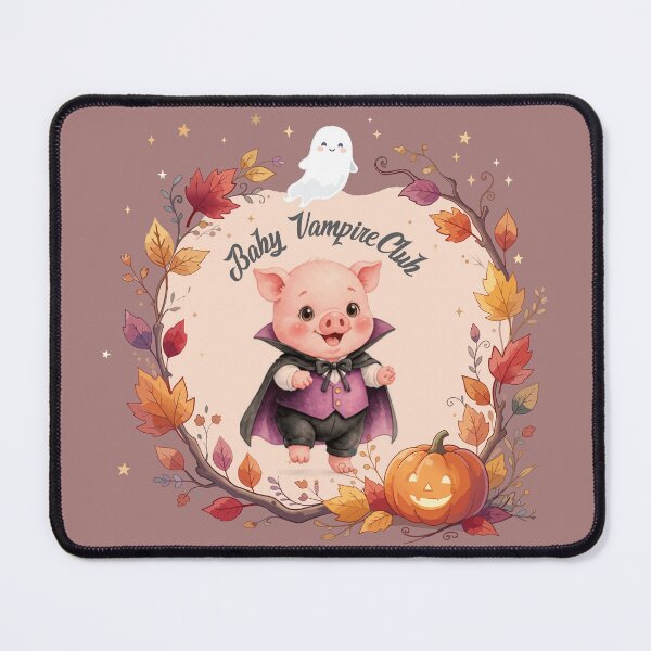 Item preview, Baby Vampire Club | Cute Halloween Vampire Pig Watercolor | Preschool Halloween Costume | Spooky & Sweet Fall Art designed and sold by Wintorque.
