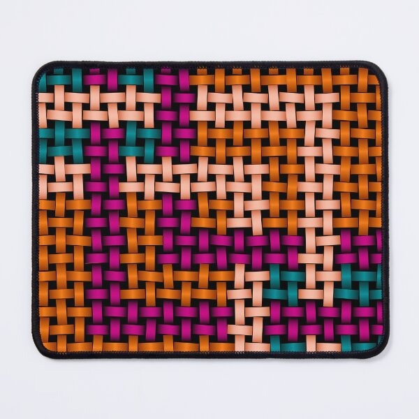 Item preview, Abstract Geometric Weave Art — Tribal Inspired Color Grid designed and sold by Ihor Ivanov.