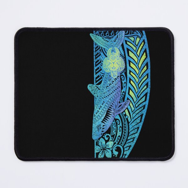 Item preview, Ocean Shark Dive Banner Tribal Pacific Art designed and sold by sunnthreads.