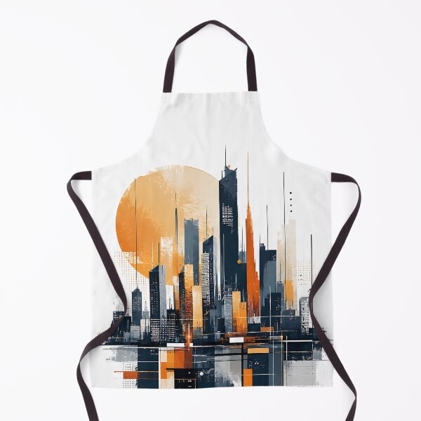 Item preview, Urban Geometry Abstract Modern Cityscape Contemporary Skyline Graphic designed and sold by dytf79.