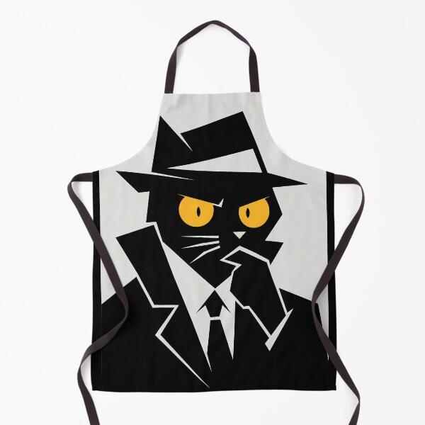 Item preview, Black Cat Detective Noir designed and sold by PurrfectHome.