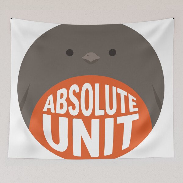 Item preview, Absolute Unit Robin Bird Borb Funny Meme Art designed and sold by Arc2020.