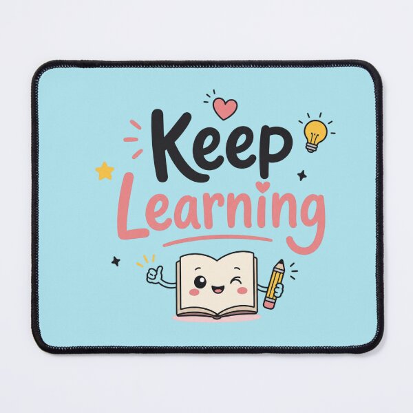 Item preview, Keep Learning Cute Book | Kawaii Motivation Quote | Student Study Aesthetic Sticker designed and sold by Sanika arts .