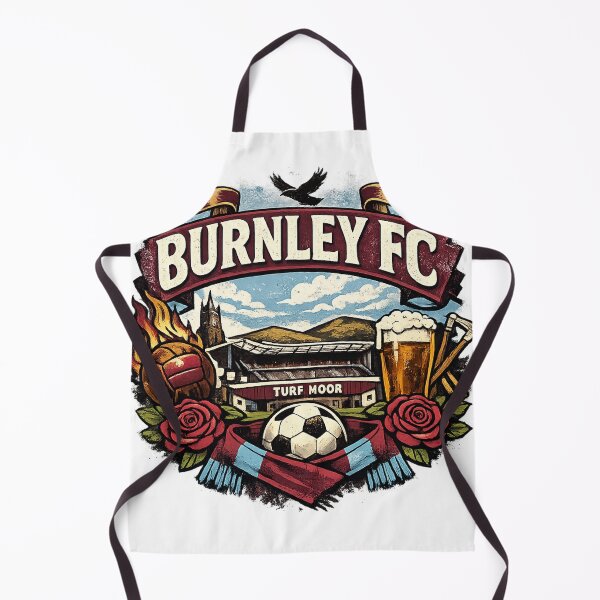 Item preview, Burnley FC Vintage Football Fan Art | Turf Moor Claret Supporter Design designed and sold by GarnerSupplyCo.