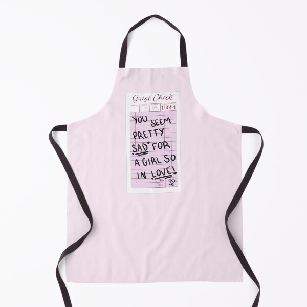Item preview, girl so in love | guest check | pink designed and sold by Sophie Louise Arts.