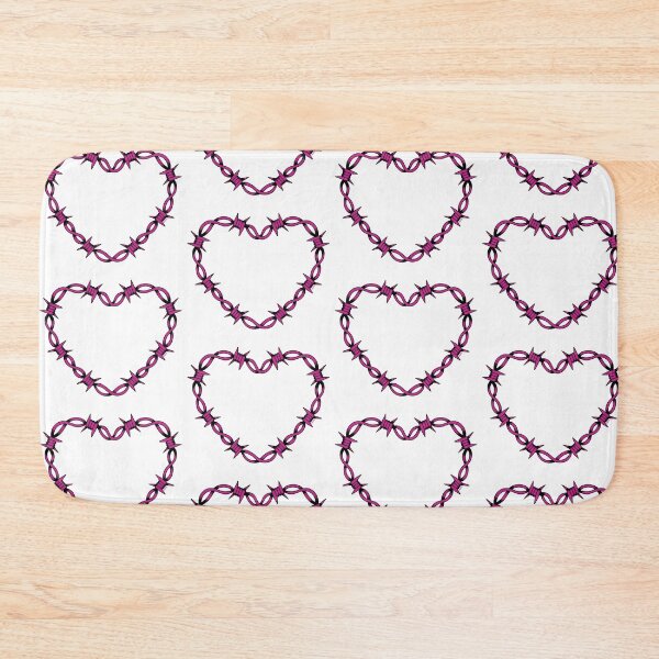 Item preview, Barbed wire heart hot pink designed and sold by Michelle Wenzy.