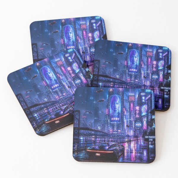 Item preview, San Francisco 2150 | Futuristic Cyberpunk Skyline | Neon Atlas  designed and sold by NSAstore.