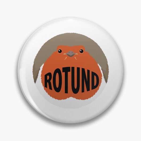 Item preview, Rotund Robin Bird Borb Funny Spherical Meme designed and sold by Arc2020.