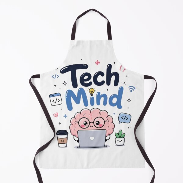 Item preview, Tech Mind Cute Kawaii Coding Brain | Programmer Geek Laptop Sticker | Tech Lover Gift designed and sold by Sanika arts .