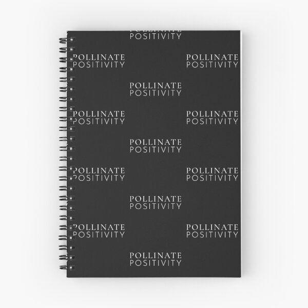 Item preview, Pollinate Positivity White Serif Quote designed and sold by Hello Hobbies.