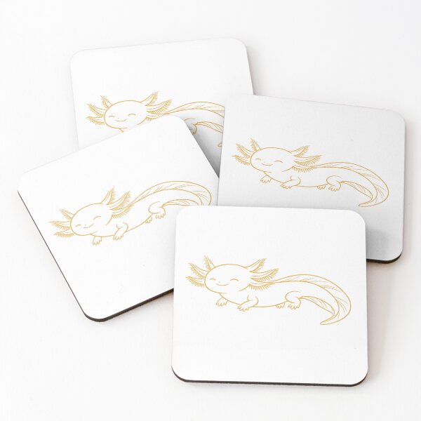 Item preview, Minimalist Axolotl Line Art designed and sold by KungPowUnicorn.