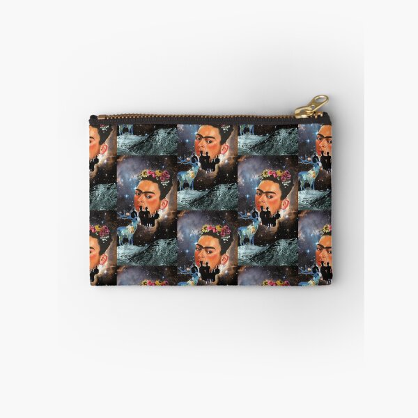 Item preview, Frida Kahlo galaxy surreal original collage artwork designed and sold by VintageHamlet.