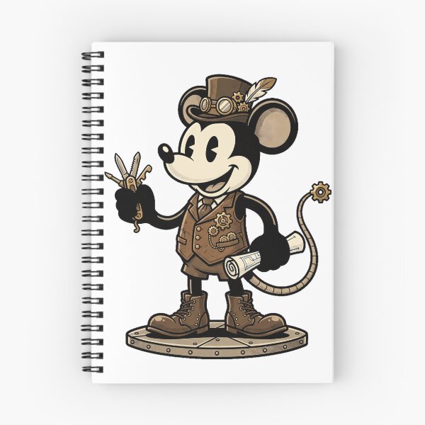 Item preview, Steampunk Willie Cartoon Character Vintage Engineer Art designed and sold by Chrono Design Workx.