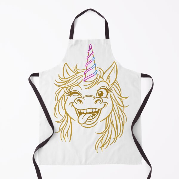 Item preview, Minimalist Silly Synthwave Unicorn designed and sold by KungPowUnicorn.