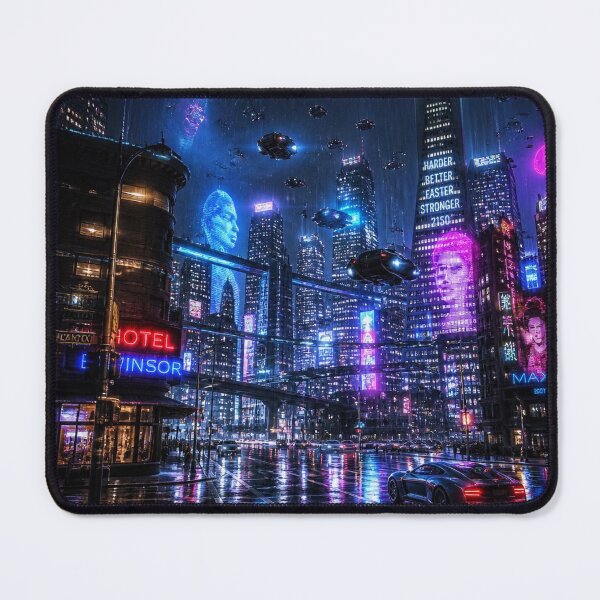 Item preview, San Francisco 2150 | Futuristic Cyberpunk Skyline | Neon Atlas designed and sold by NSAstore.