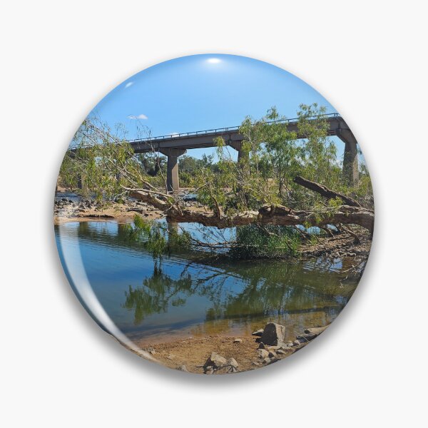 Item preview, Australian Outback Riverbed & Highway Bridge designed and sold by pbchan.