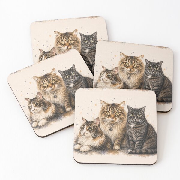 Item preview,                                                                nats cats designed and sold by Margaret Metcalfe.