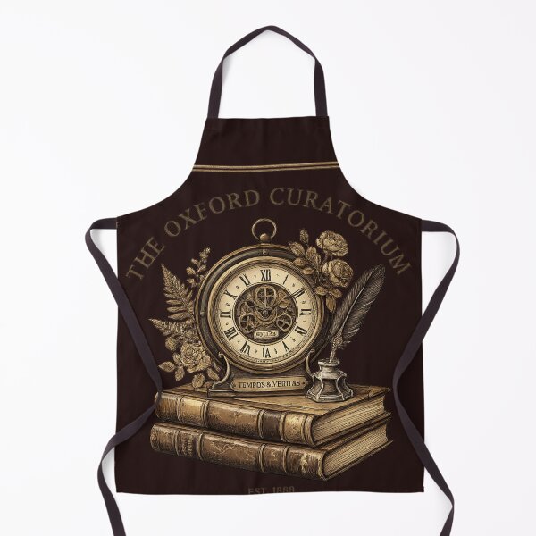 Item preview, Dark Academia Vintage Engraving Art Print: Shirts, Books, Clock & Quill - Botanical Botany illustration designed and sold by ViniSArunStudio.