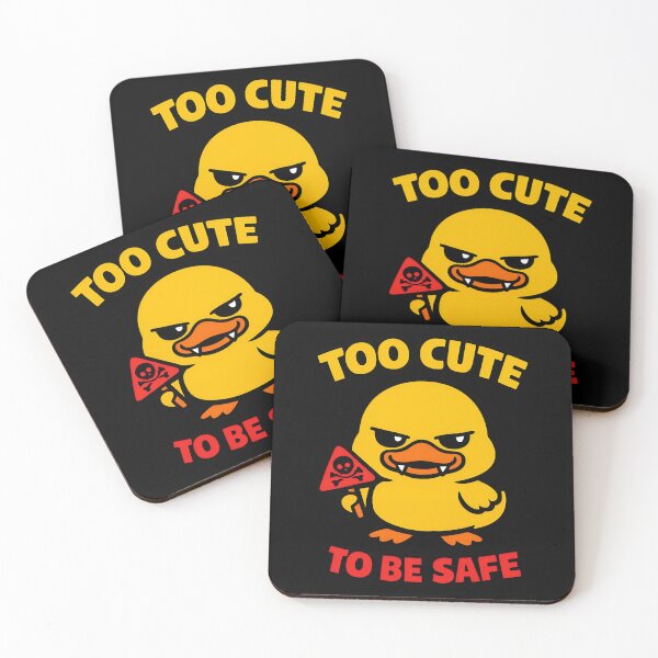 Item preview, Too Cute To Be Safe Funny Toxic Duck designed and sold by TeeTimeTreasure.
