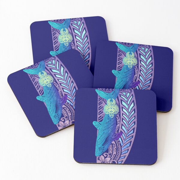 Item preview, Ocean Shark & Tribal Honu Turtle Pacific Art Banner designed and sold by sunnthreads.