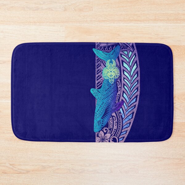 Item preview, Ocean Shark & Tribal Honu Turtle Pacific Art Banner designed and sold by sunnthreads.