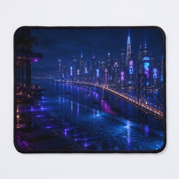 Item preview, San Francisco 2150 | Futuristic Cyberpunk Skyline | Neon Atlas designed and sold by NSAstore.