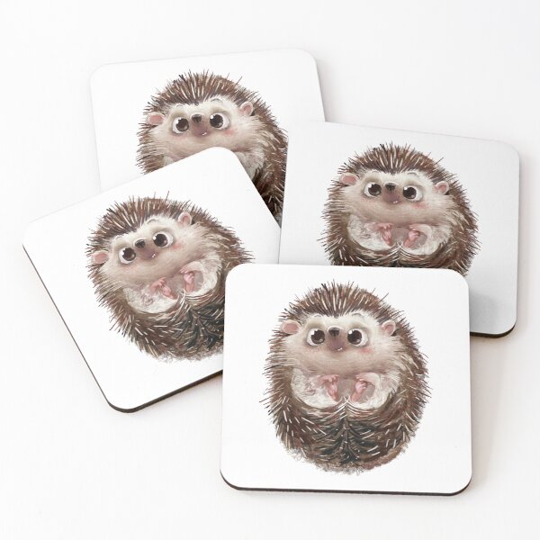 Item preview, Adorable Hedgehog Cute Round Fluffy Baby Animal Art designed and sold by EveFarb.