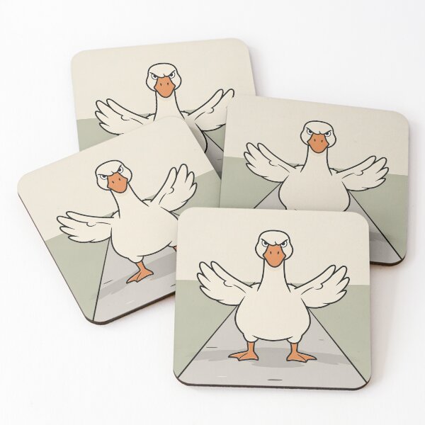 Item preview, Highly Suspicious Goose Blocking the Footpath designed and sold by PictorialWhimsy.