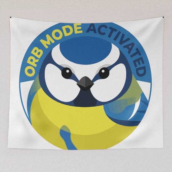 Item preview, Orb Mode Activated Tit Bird Funny Borb Humor designed and sold by Arc2020.