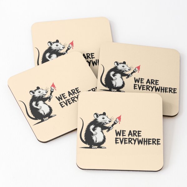 Item preview, Banksy Rat - We are everywhere designed and sold by 123ks.