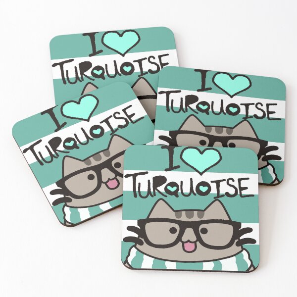 Item preview, I Heart Turquoise Plusheen designed and sold by ThinDove.
