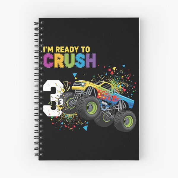 Item preview, I'm Ready To Crush 3 Monster Truck Birthday Three Year Old Toddler Boy designed and sold by PopStars1993.
