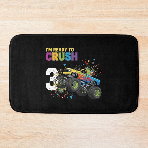 Item preview, I'm Ready To Crush 3 Monster Truck Birthday Three Year Old Toddler Boy designed and sold by PopStars1993.