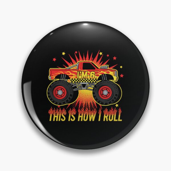 Item preview, I'm 6 This Is How I Roll Monster Truck 6th Birthday Boy designed and sold by PopStars1993.
