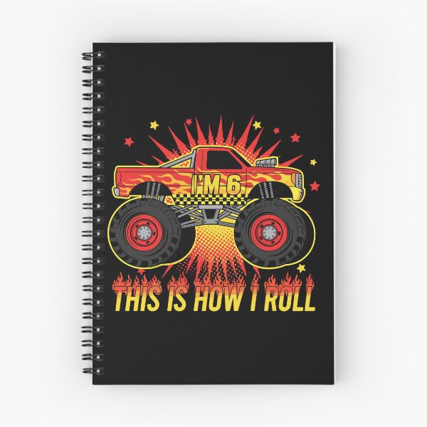 Item preview, I'm 6 This Is How I Roll Monster Truck 6th Birthday Boy designed and sold by PopStars1993.