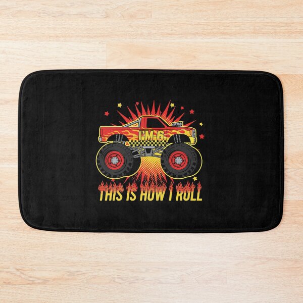Item preview, I'm 6 This Is How I Roll Monster Truck 6th Birthday Boy designed and sold by PopStars1993.