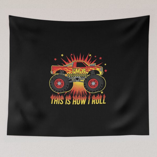 Item preview, I'm 6 This Is How I Roll Monster Truck 6th Birthday Boy designed and sold by PopStars1993.