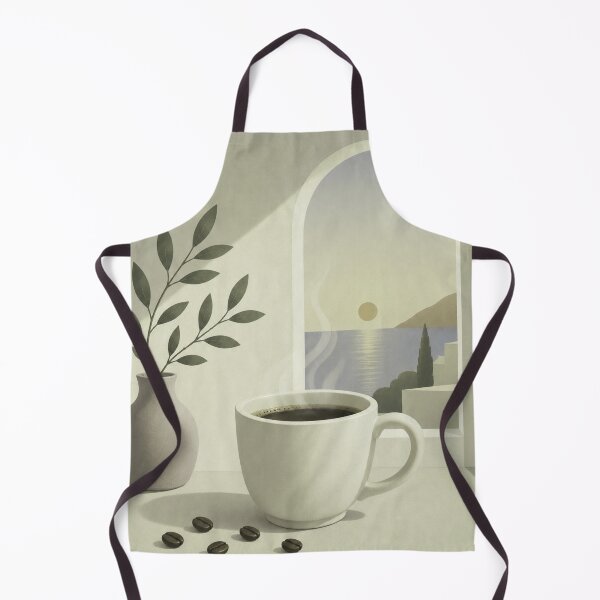 Item preview, Morning Coffee by the Sea designed and sold by joycrysstudio.