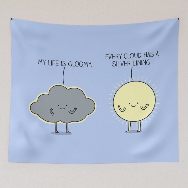 Item preview, Every cloud has a silver lining designed and sold by Milkyprint.