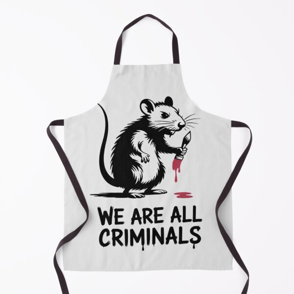 Item preview, Banksy Rat - We Are All Criminals designed and sold by 123ks.