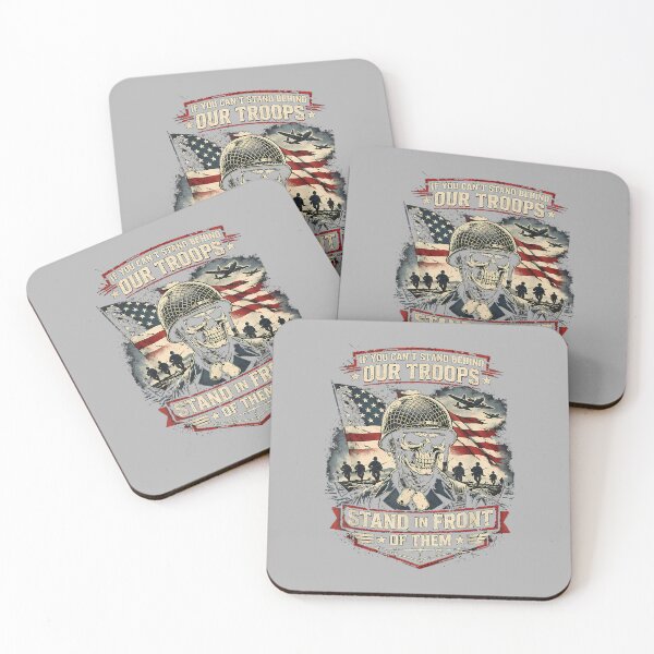 Item preview, If You Cant Stand Behind Our Troops Stand in Front of Them designed and sold by ArleneRowe.