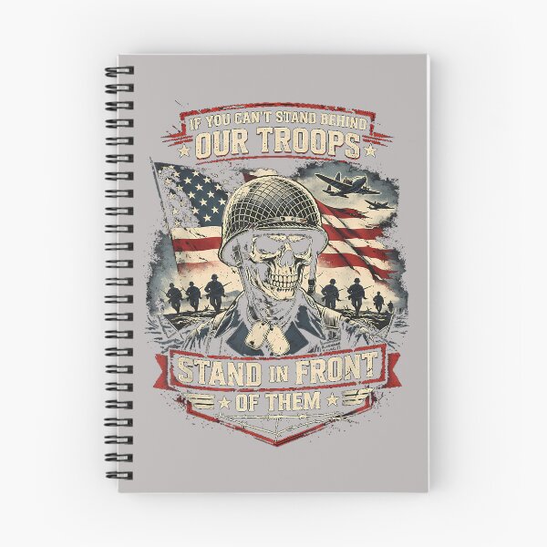 Item preview, If You Cant Stand Behind Our Troops Stand in Front of Them designed and sold by ArleneRowe.