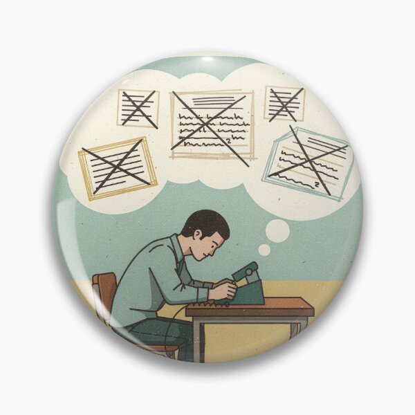 Item preview, Committee for Retyping the Same Text Six Times designed and sold by PictorialWhimsy.