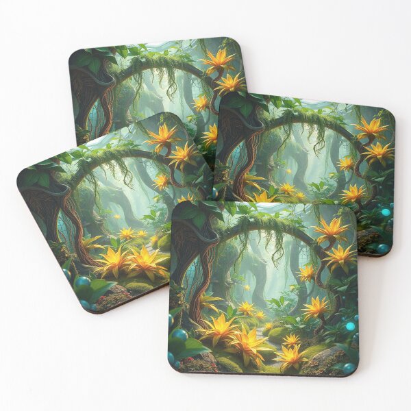 Item preview, Magical Glowing Jungle Flower Tunnel designed and sold by IntelliMindDesigns.