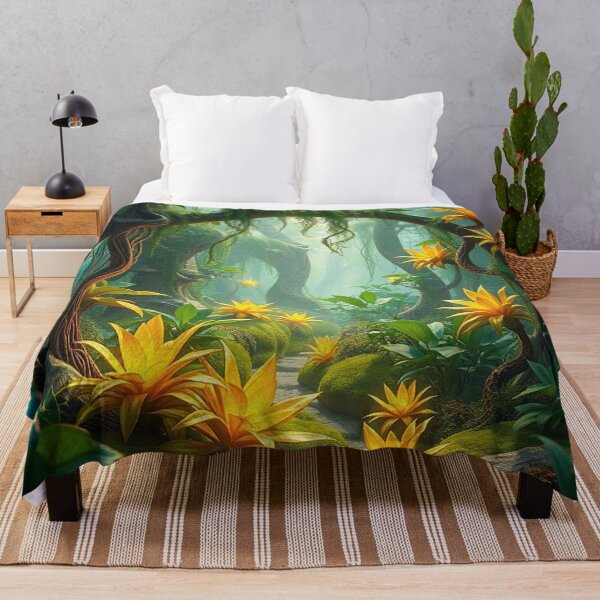 Item preview, Magical Glowing Jungle Flower Tunnel designed and sold by IntelliMindDesigns.