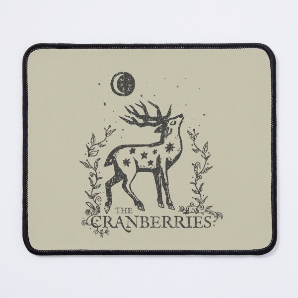 Item preview, The Cranberries Mystical Celestial Stag Vintage Folk Art -Dark designed and sold by Miaou Studio.
