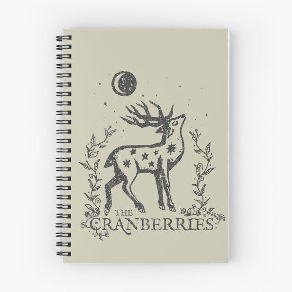 Artikelvorschau, The Cranberries Mystischer Himmelshirsch Vintage-Volkskunst - Dunkel entworfen und verkauft von Miaou Studio.