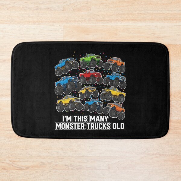 Item preview, I'm This Many Monster Trucks Old Birthday Monster Truck Boy Kids Celebration designed and sold by PopStars1993.
