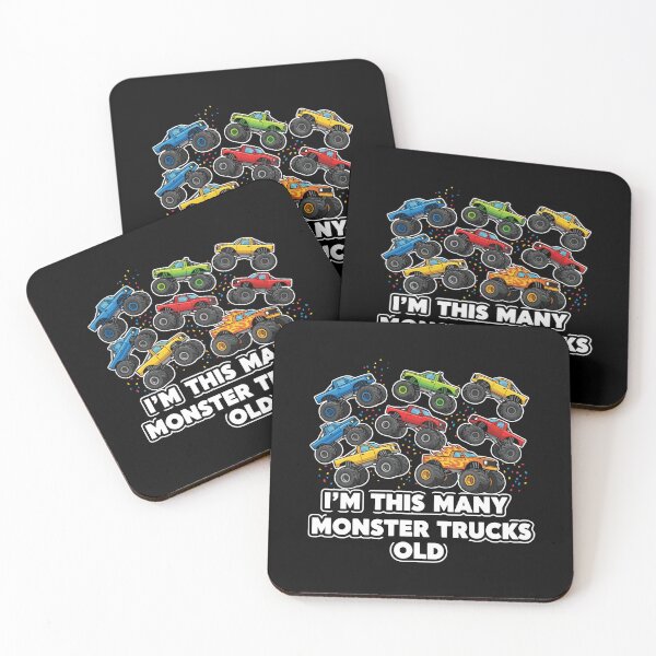 Item preview, I'm This Many Monster Trucks Old Eight Year Old Birthday designed and sold by PopStars1993.
